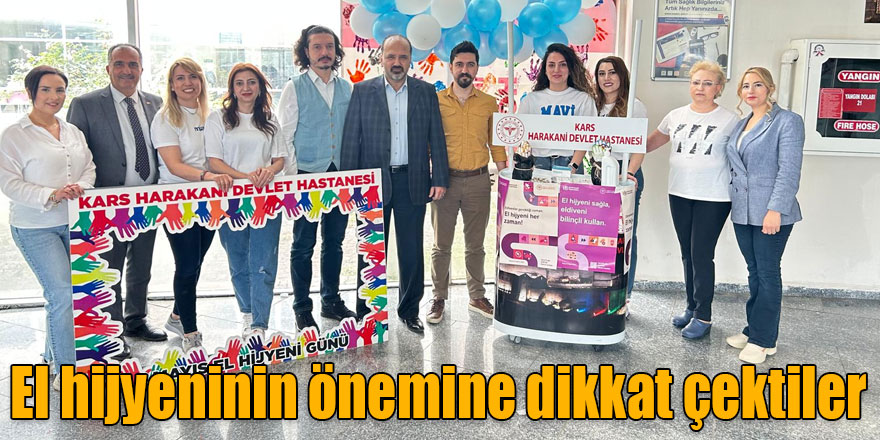 El hijyeninin önemine dikkat çektiler