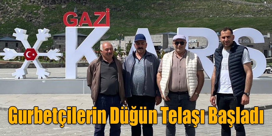 Gurbetçilerin Düğün Telaşı Başladı