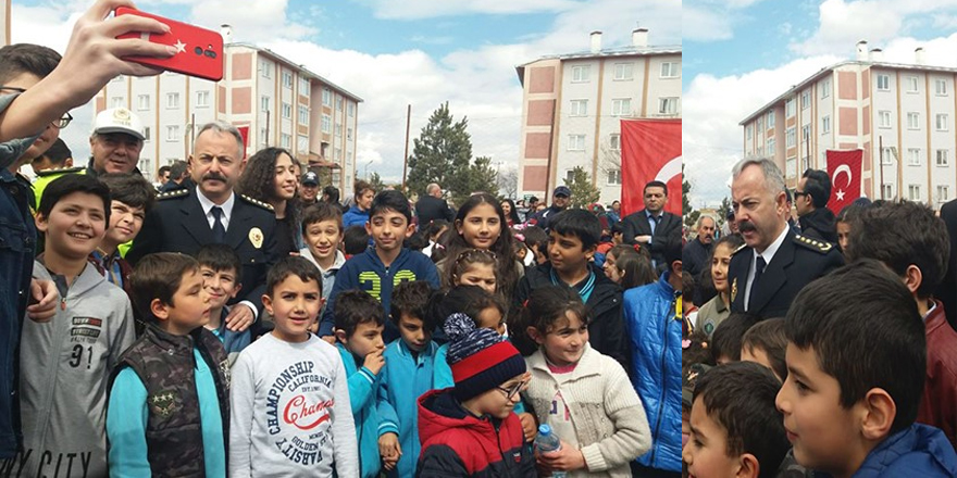 Emniyet Müdürü Ümit Bitirik, polis aileleri ve çocuklarla bir araya geldi 