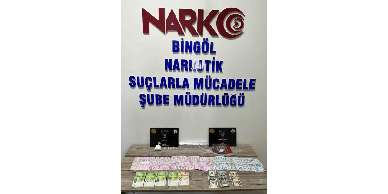 Bingöl’de uyuşturucu operasyonu: 1 kişi tutuklandı
