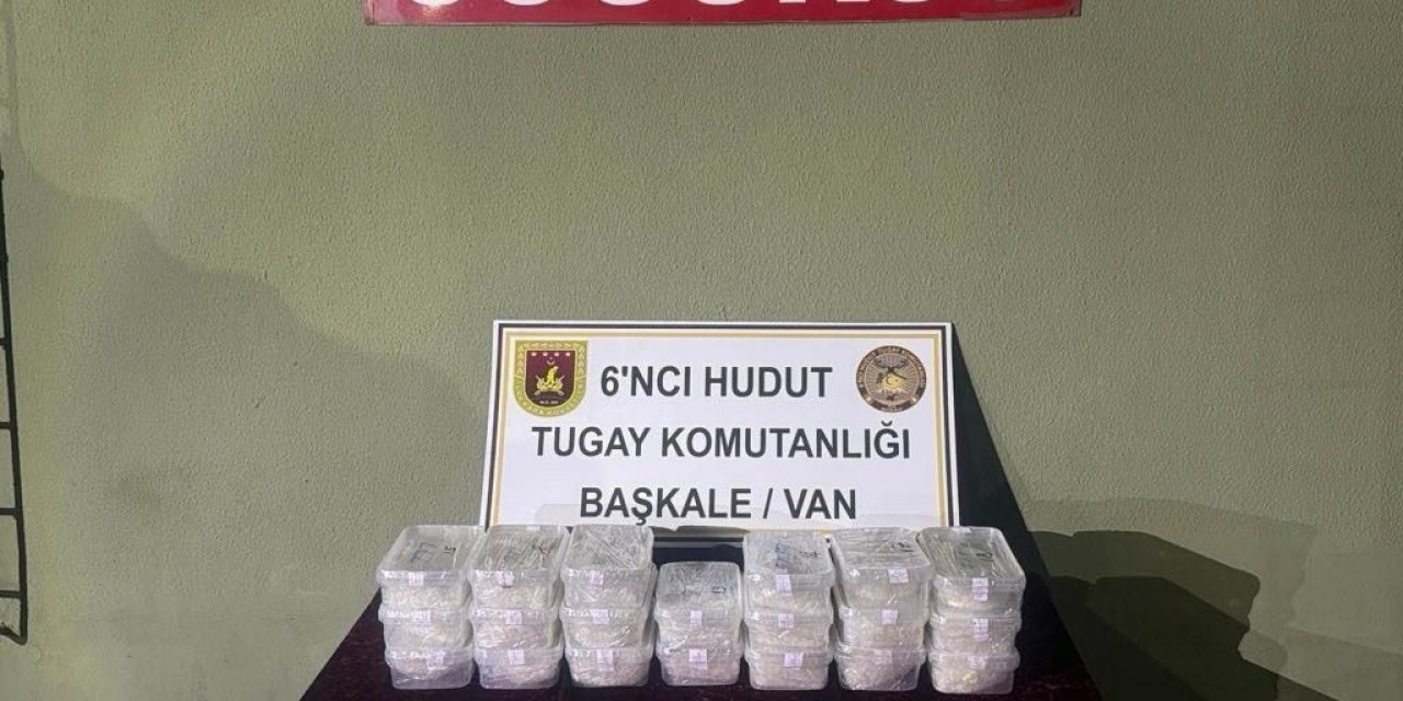 Van’da 22 kilo 277 gram uyuşturucu ele geçirildi