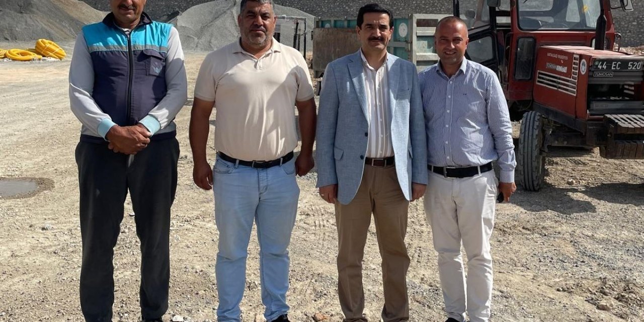 Başkan Taşkın, Çınarpark alanında incelemelerde bulundu