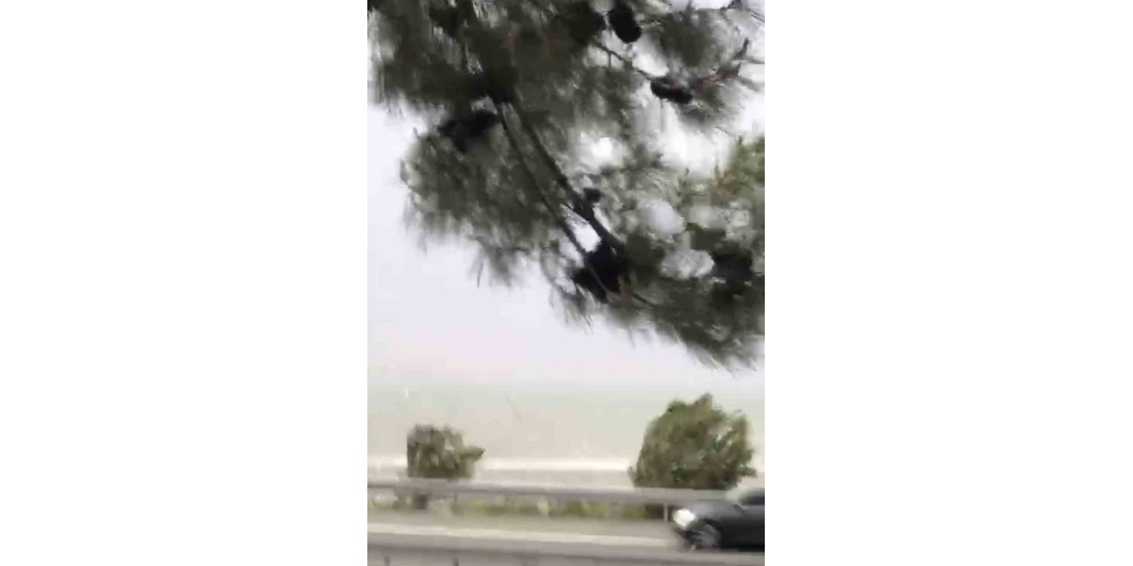 Elazığ’da fırtına etkili oldu