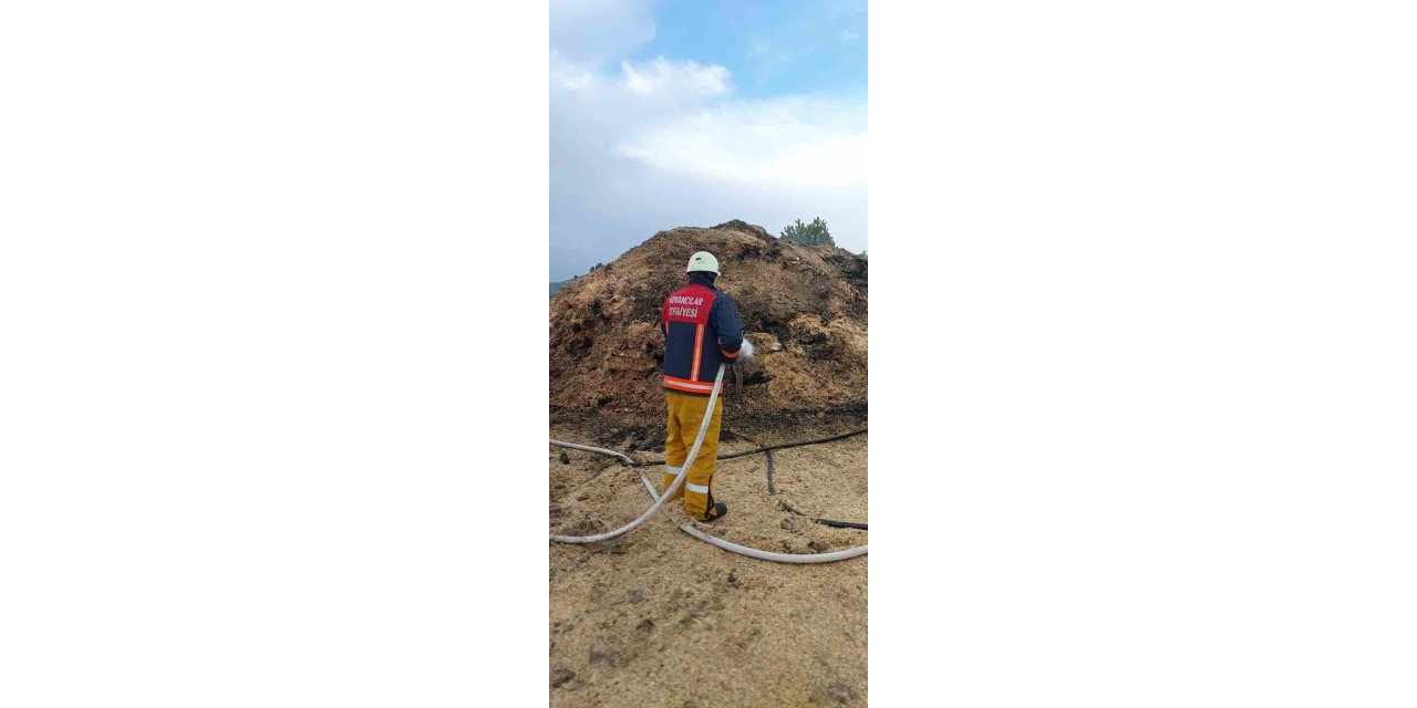 Elazığ’da samanlıkta korkutan yangın