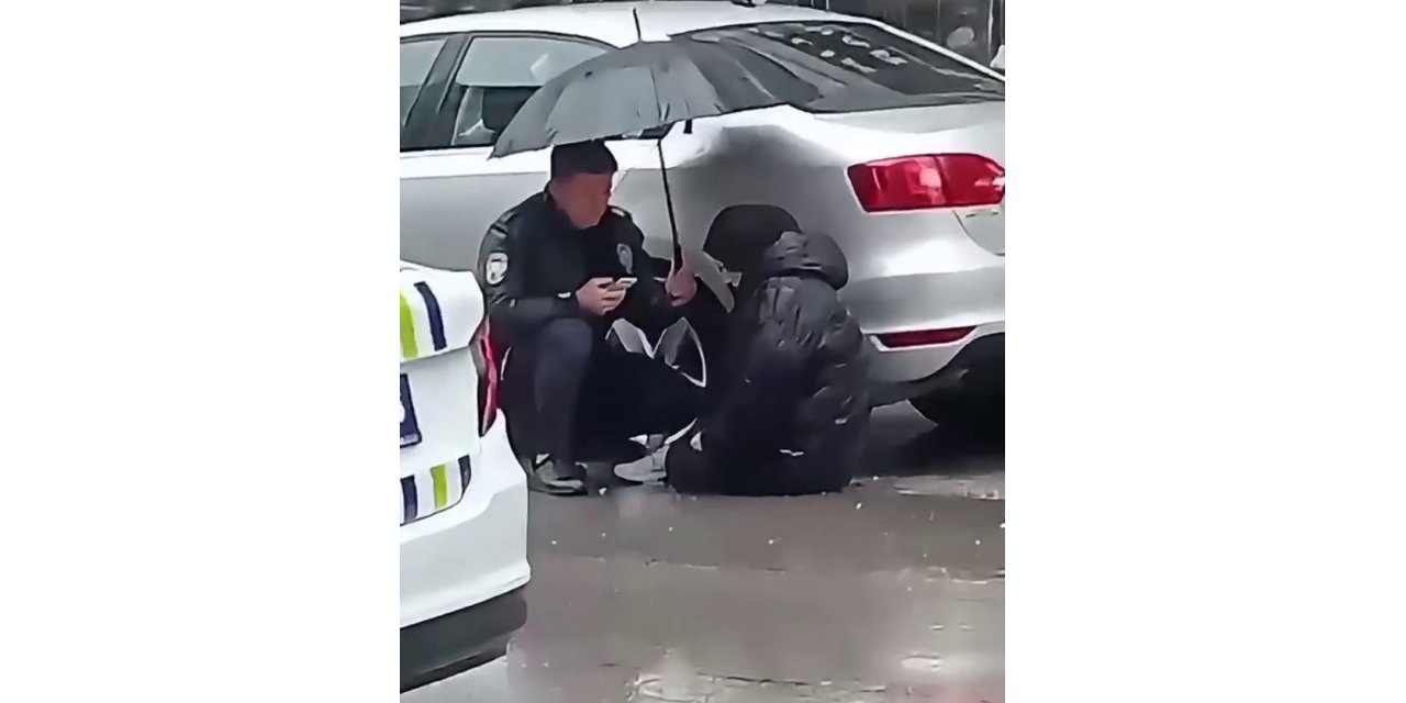 Polisten yürek ısıtan davranış