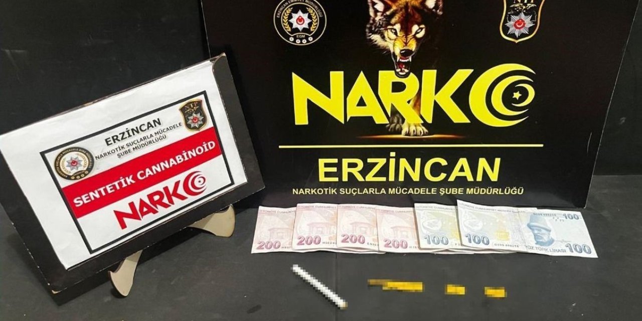 Erzincan’da uyuşturucu ticaretinden 1 kişi tutuklandı