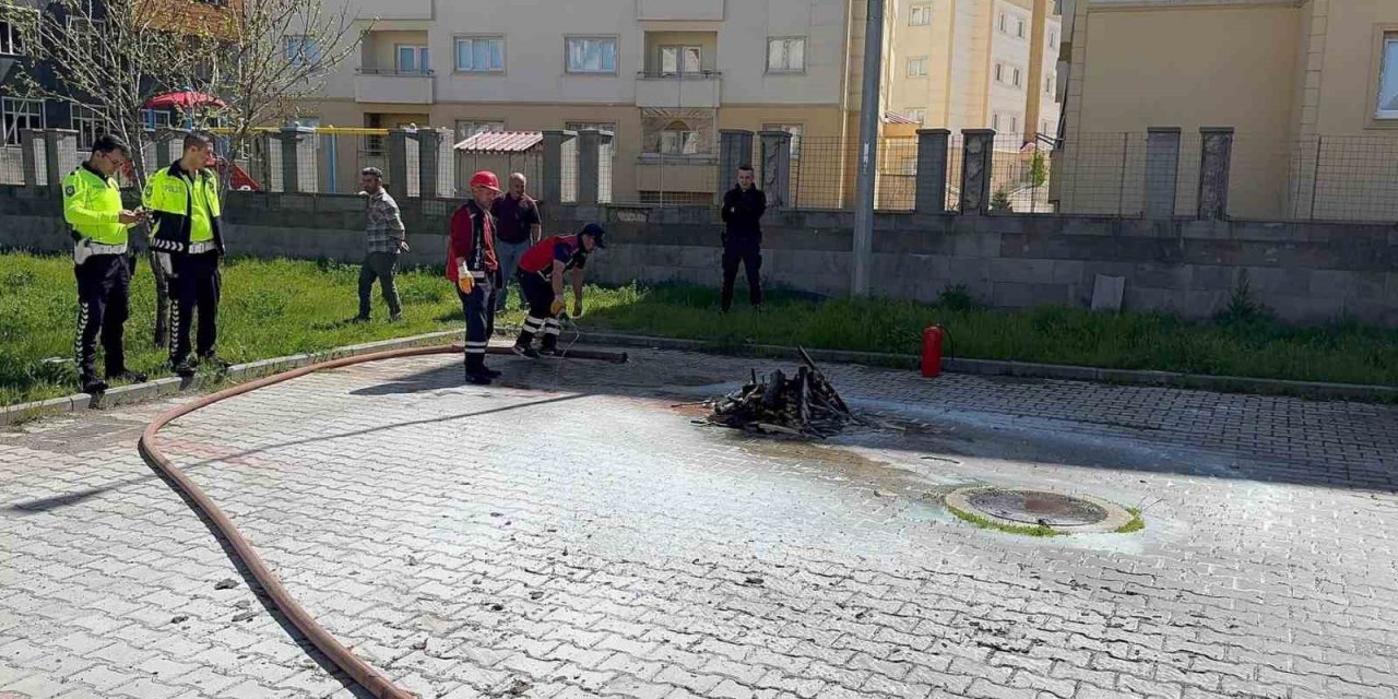 Patnos’ta Emniyet Müdürlüğü’nde yangın tatbikatı