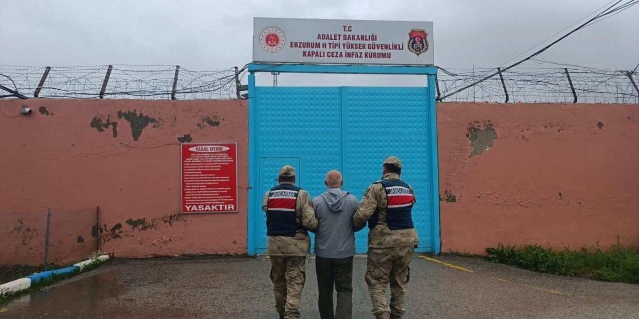 Yakalaması olan şahıs cezaevine teslim edildi