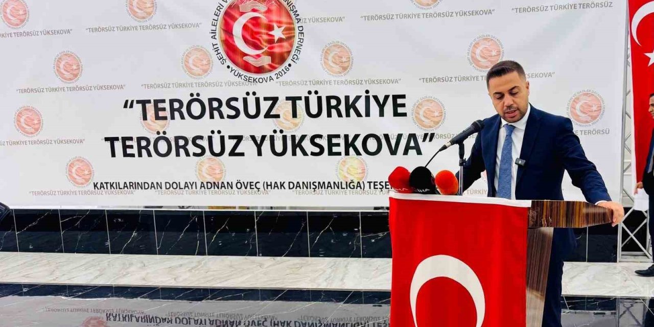 Terörsüz Türkiye, terörsüz Yüksekova için Erdoğan’a tam destek