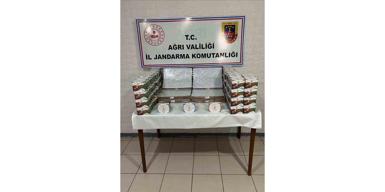 Ağrı’da jandarmadan kaçak botoks ilacı ve elektronik sigara operasyonu