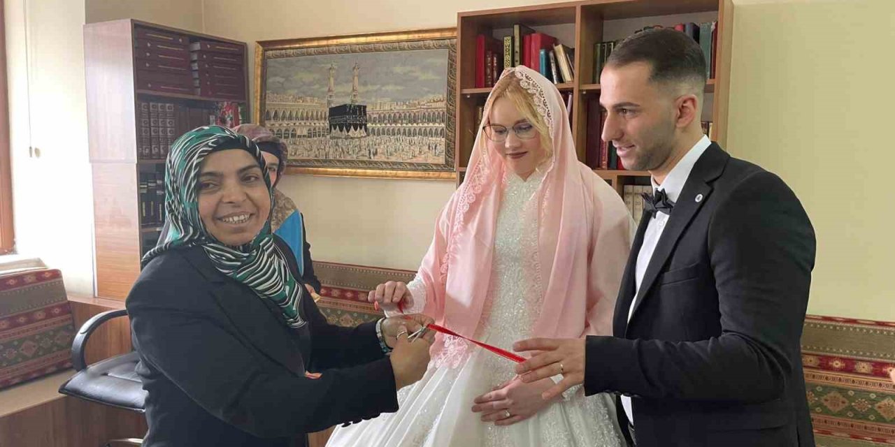 Erzincan’a Estonyalı gelin