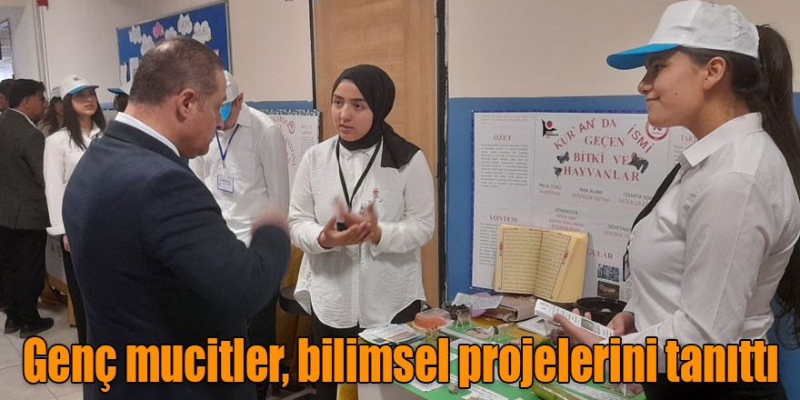 Genç mucitler, bilimsel projelerini tanıttı
