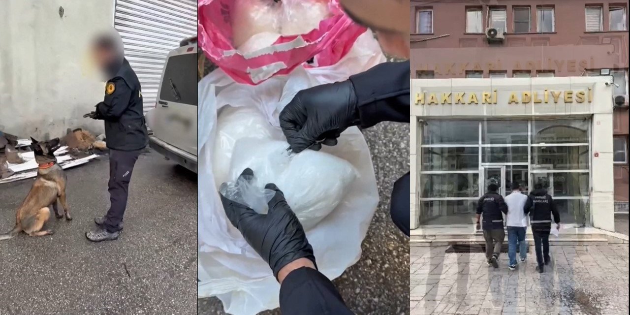 Hakkari’de 35 kilo uyuşturucu ele geçirildi