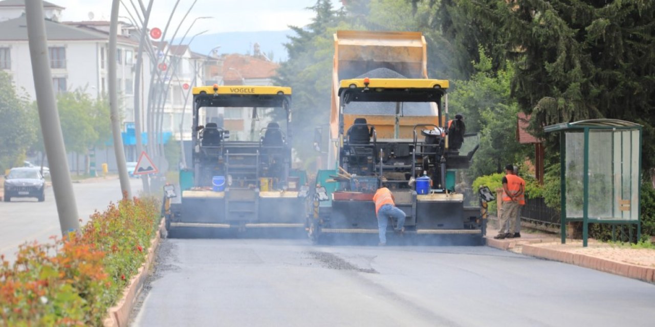 Elazığ’da asfaltlama seferberliği