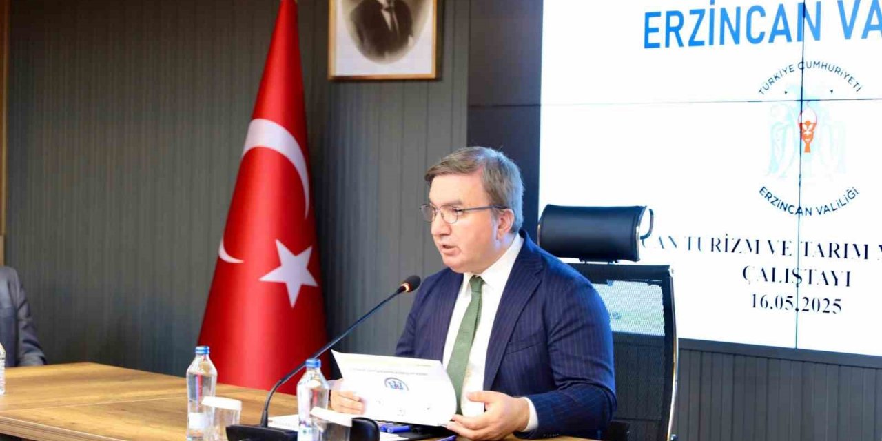 Erzincan’da Turizm ve Tarım Master Planı Çalıştayı düzenlendi