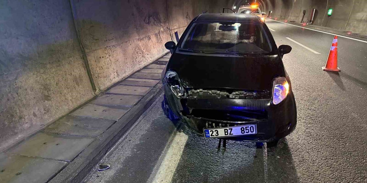 Erkenek  tünelinde trafik kazası: 1 yaralı