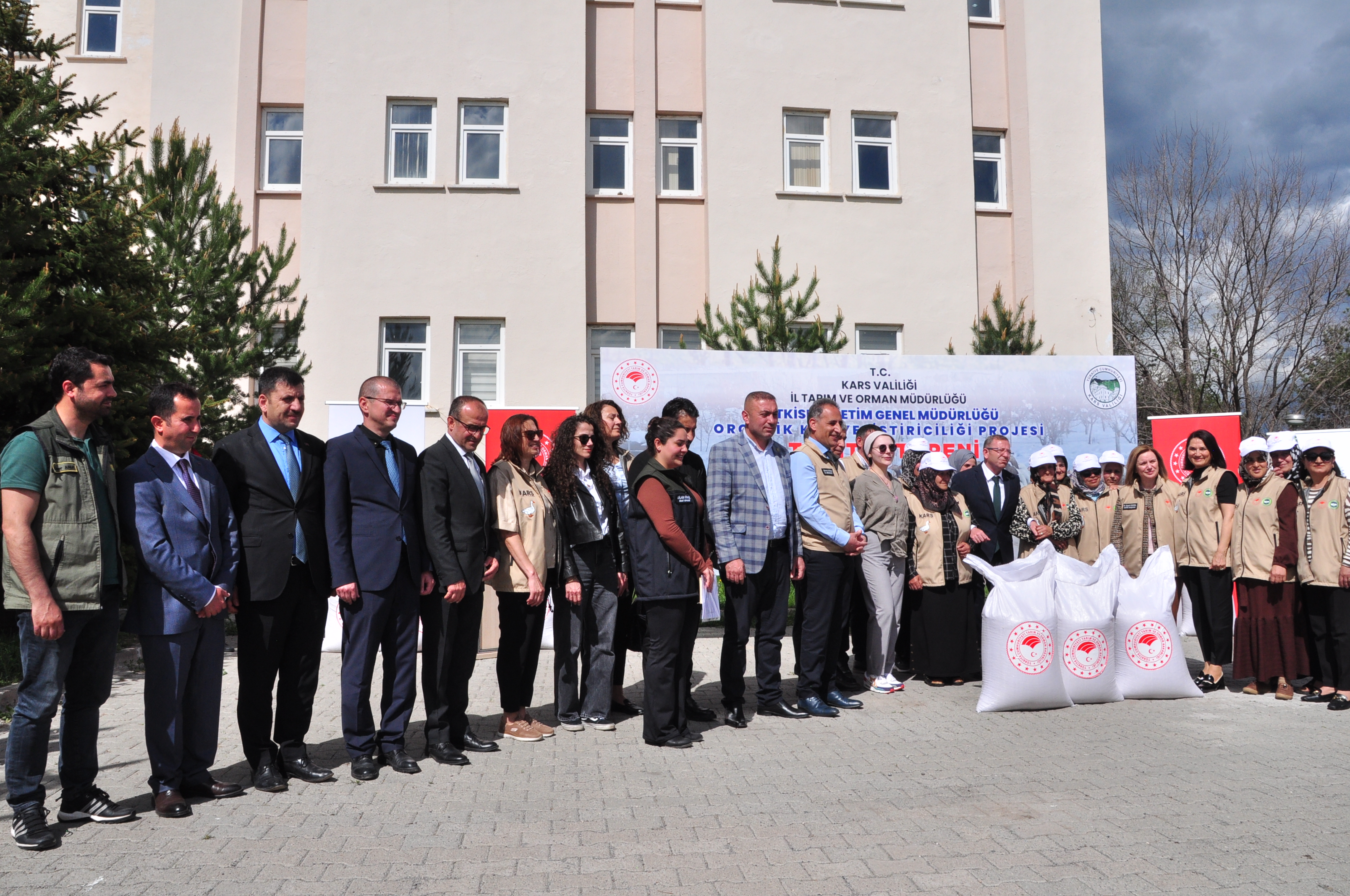 Organik Kaz Yetiştiriciliği Projesi Kars'ta başlatıldı
