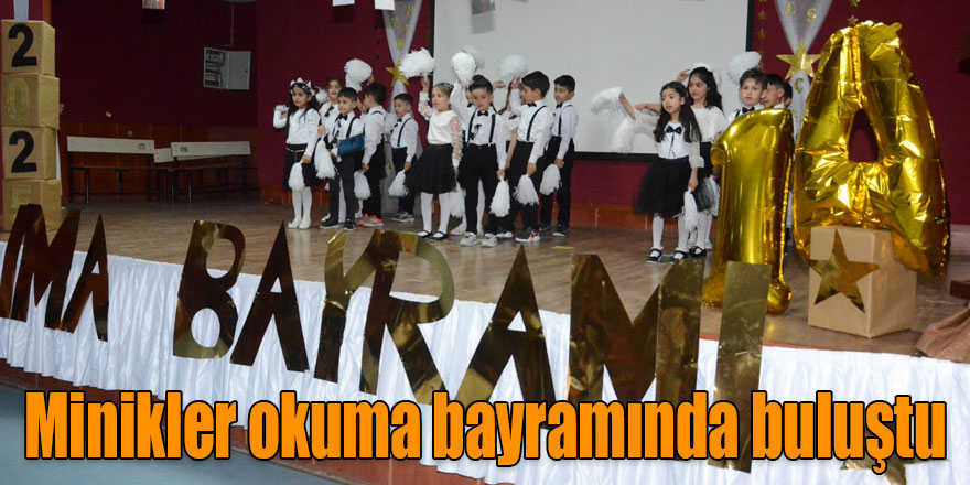 Minikler okuma bayramında buluştu