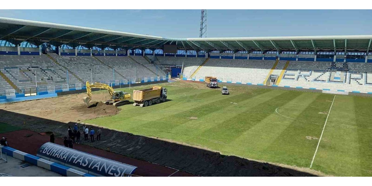 Hiprit çim için ilk kazma