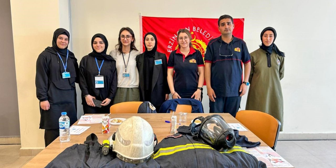 İtfaiyecilik mesleği öğrencilere anlatıldı