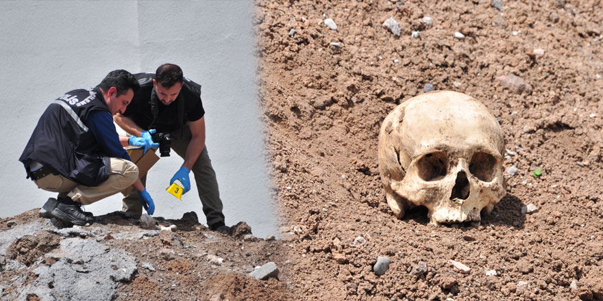 Okul inşaat kazısından insan kafatası ve kemikleri çıktı