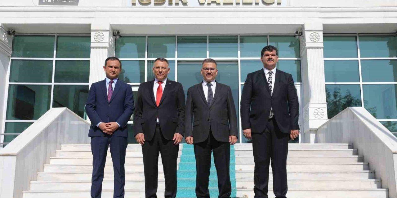 Iğdır Üniversitesi Rektörü Ekrem Gürel’den Iğdır Valisi Ercan Turan’a ziyaret