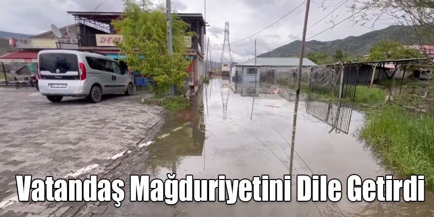 Aras Nehri Taştı, İş Yeri Sular Altında Kaldı
