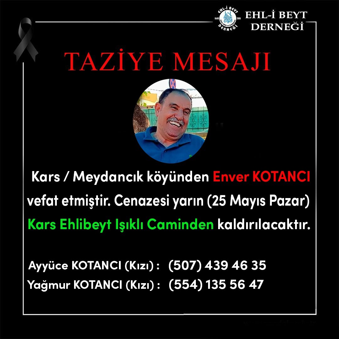 Kotancı ailesinin acı günü