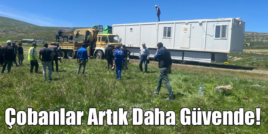 Çobanlar için yeni konteynerler!