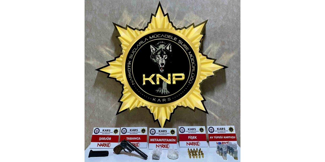 Kars’ta uyuşturucu ve silah ele geçirildi