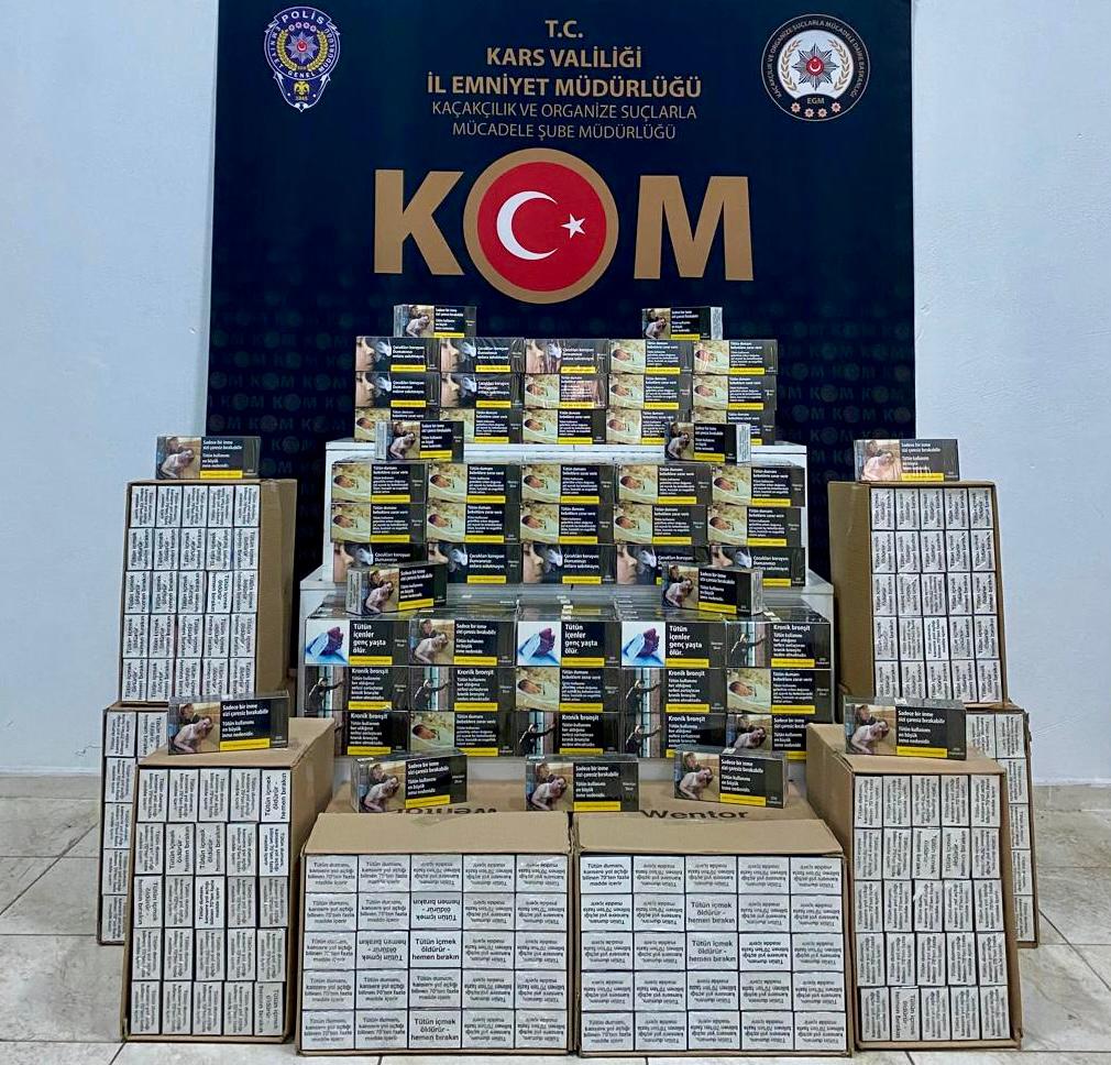 Kars'ta kaçakçılık operasyonu: 14 gözaltı