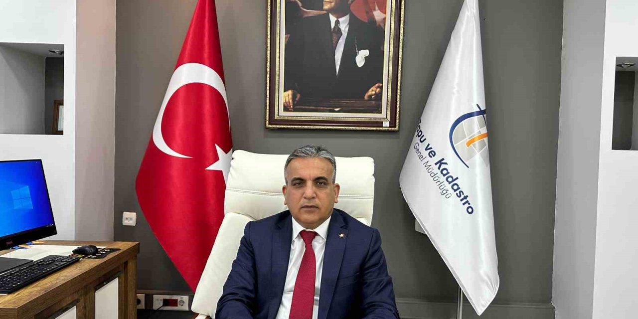 Tapu ve Kadastro Bölge Müdürü Mustafa Aslan göreve başladı