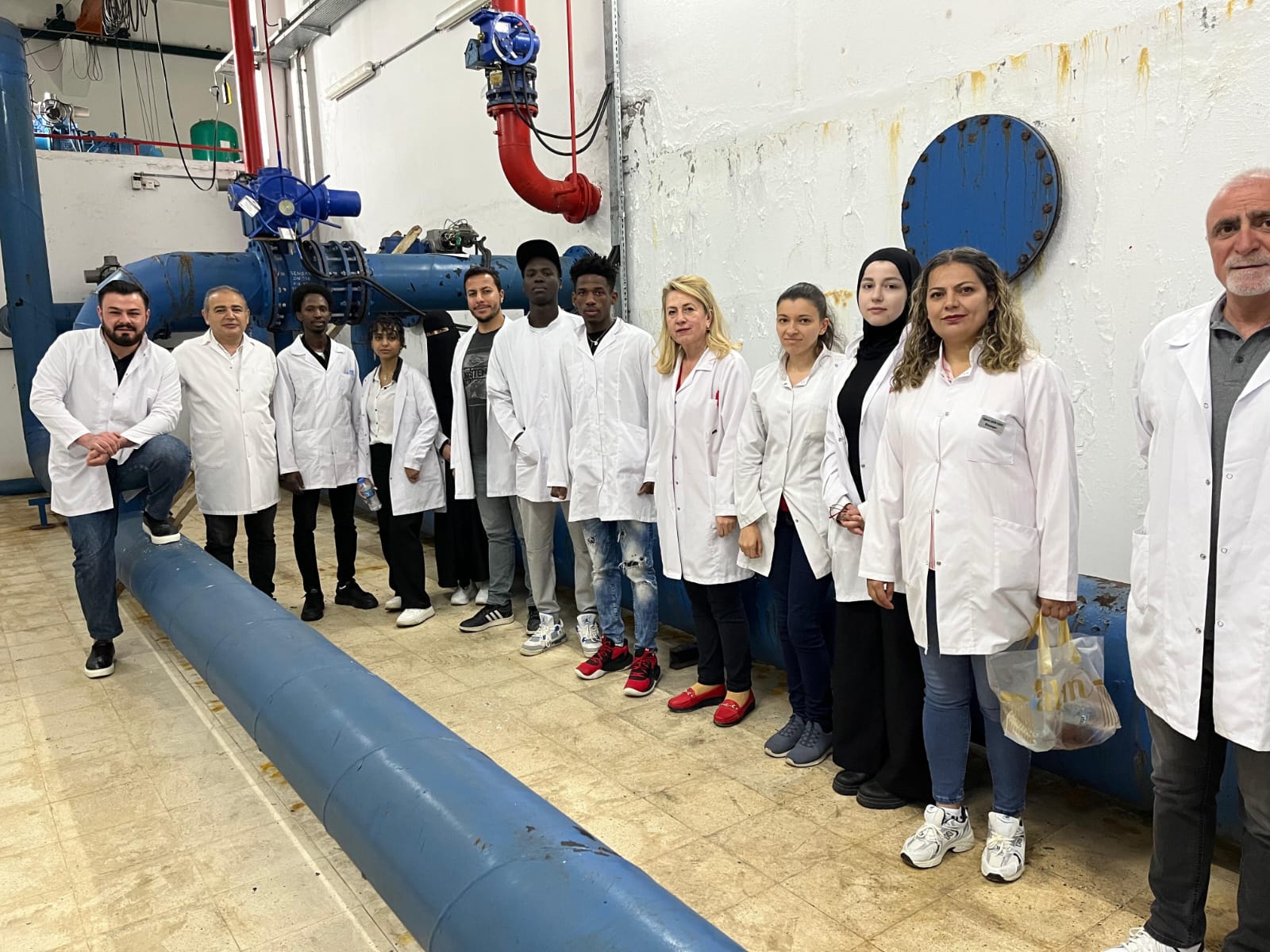 Öğrencilerden su arıtma tesisine teknik gezi