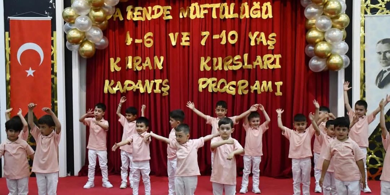 Kur’an kurslarının yıl sonu kapanış programı yoğun ilgi gördü