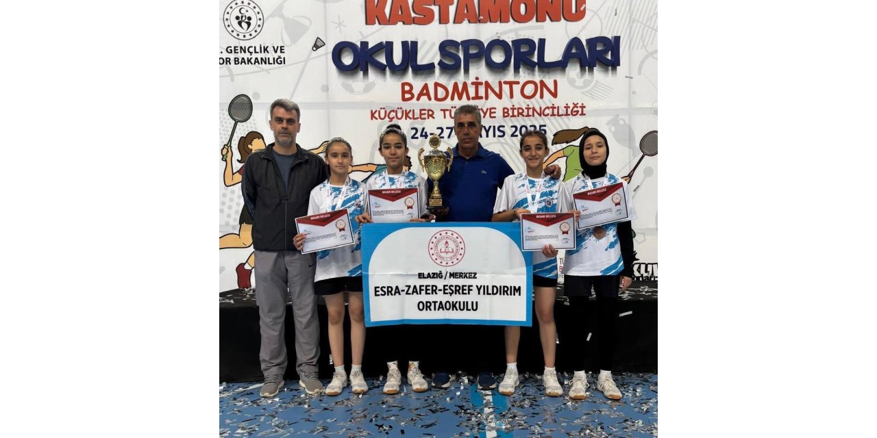 Okul sporlarının parlayan yıldızı Elazığ