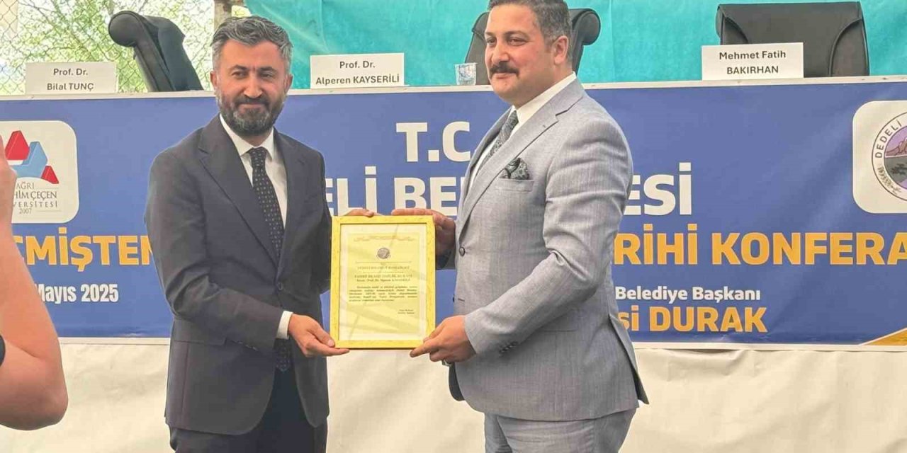 ‘’Geçmişten Günümüze Dedeli Tarihi" konuşuldu.