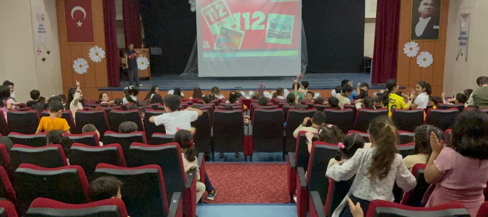 112 Acil Çağrı Merkezi'nden Öğrencilere Farkındalık Eğitimi
