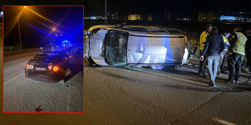 Kars'ta zincirleme kaza: 4 yaralı