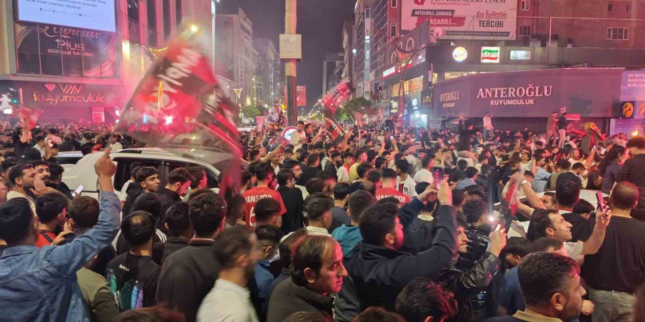 Van’da şampiyonluk coşkusu