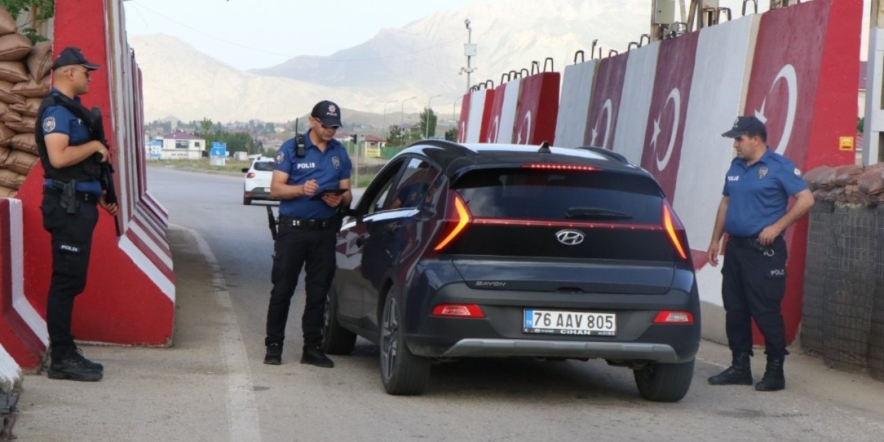 Doğubayazıt’ta bayram öncesi trafik denetimi