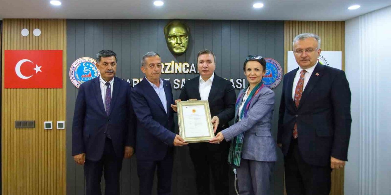 Avrupa Birliği tescili alan Erzincan Tulum Peyniri için belge teslim töreni düzenlendi