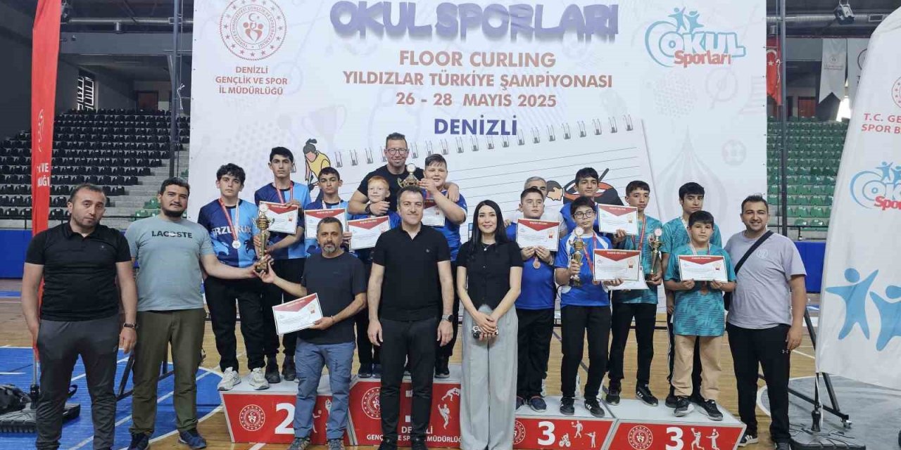 Tuzcu Mimar Sinan Ortookulu Curlingte Türkiye ikincisi oldu