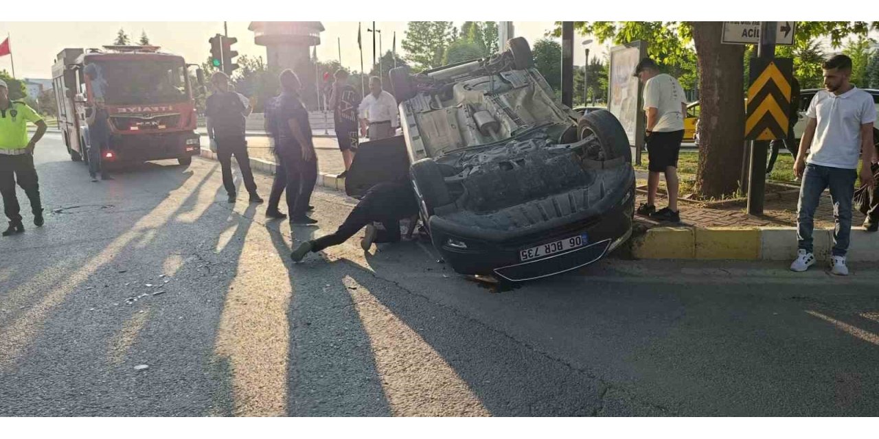 Elazığ’da trafik kazası: 2 yaralı