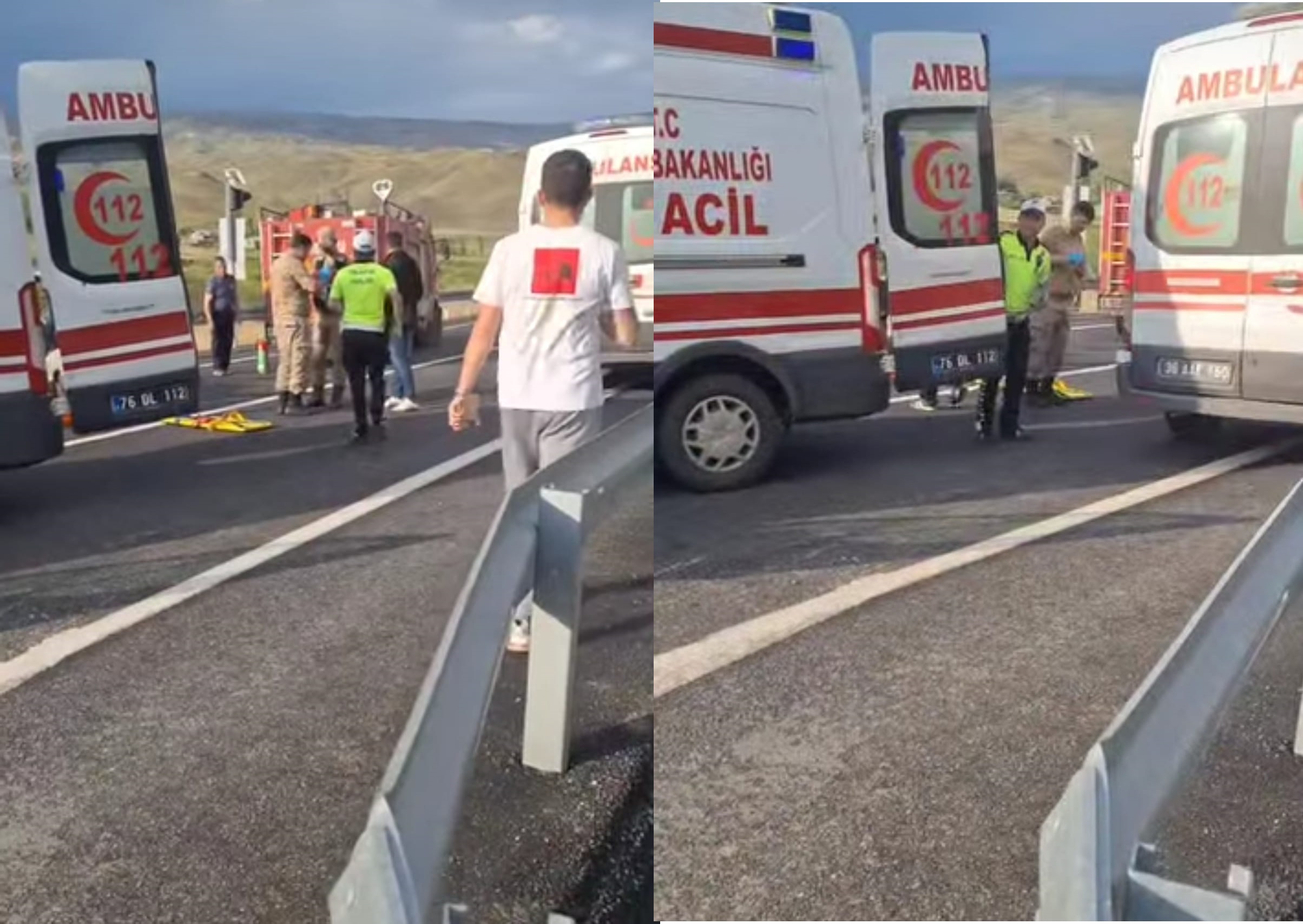 Kars'ta tır ile otomobil çarpıştı