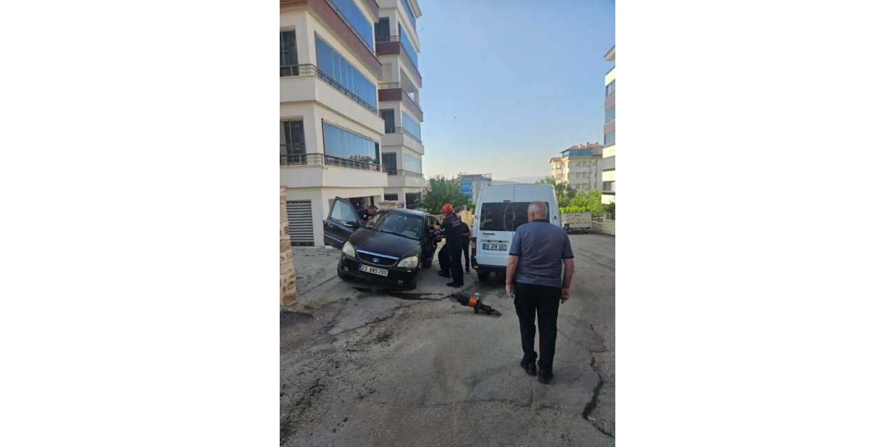 Elazığ’da trafik kazası:  1 yaralı