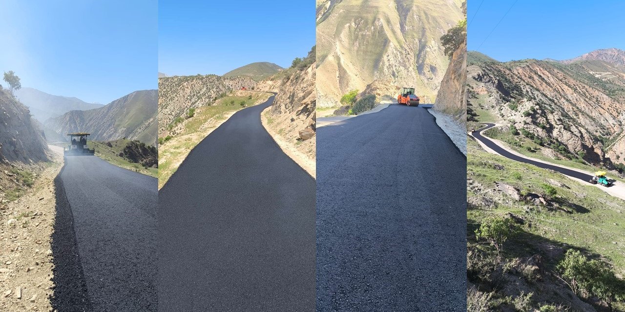 Hakkari’de tozlu yollar asfalta dönüşüyor