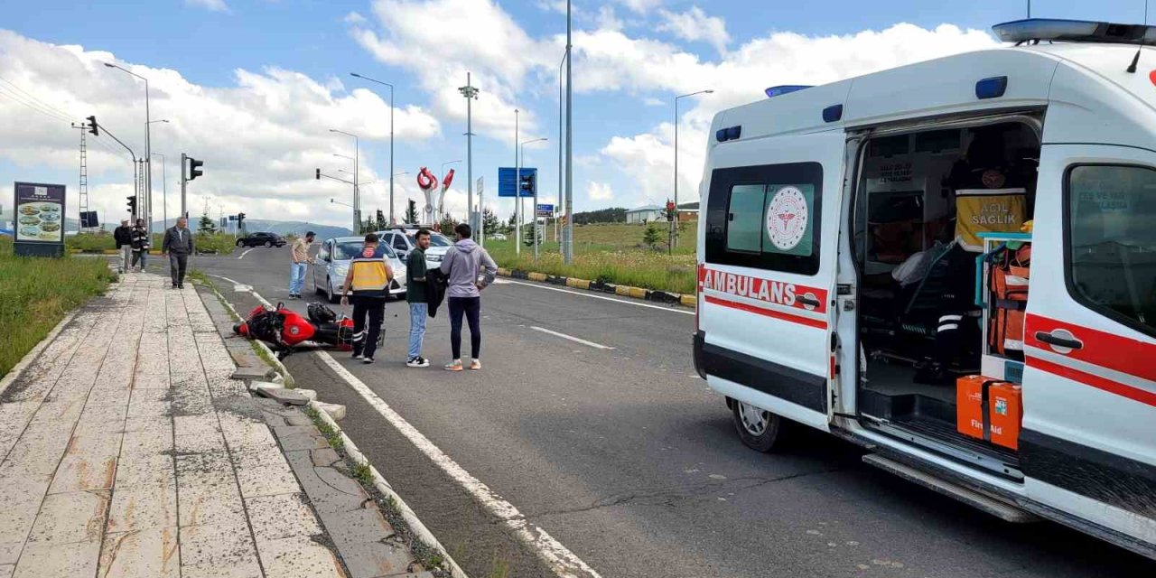 Sarıkamış’ta trafik kazası: 1 yaralı
