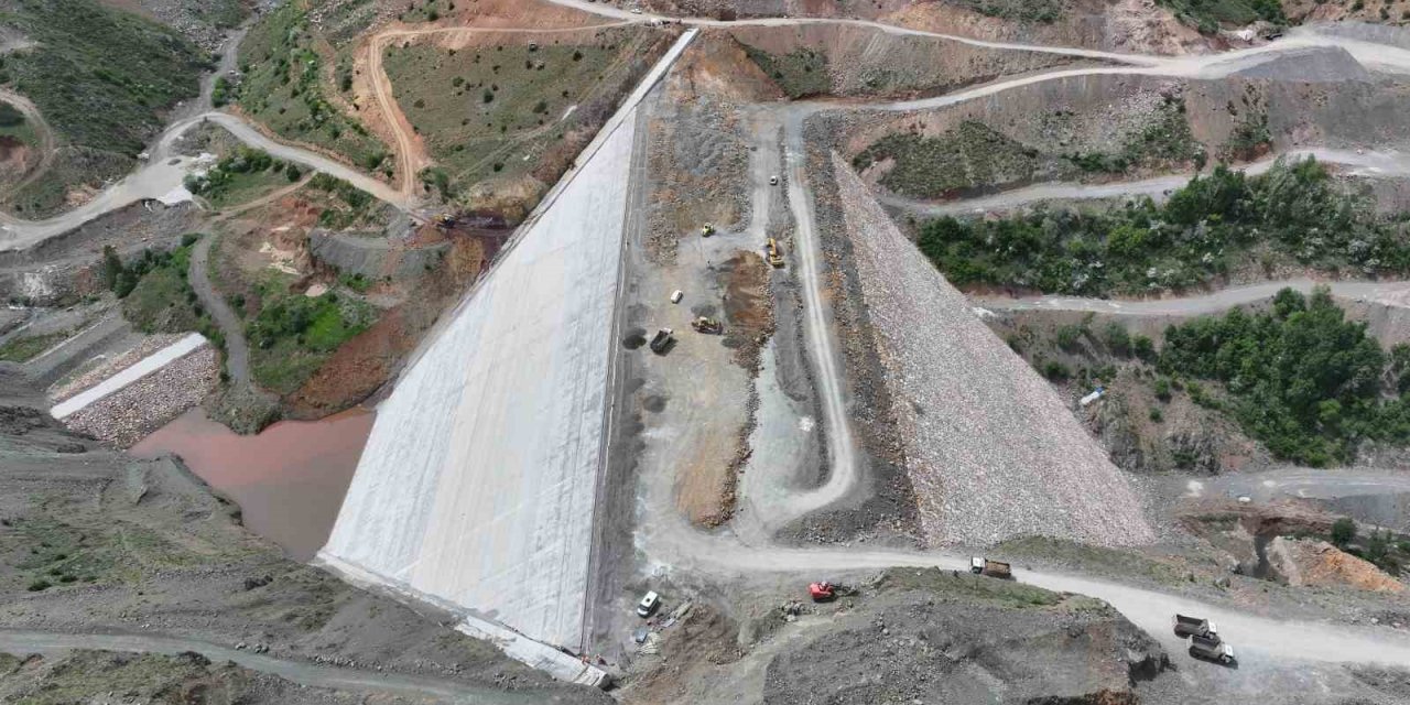 Erzincan Ballı Barajında geri sayım başladı