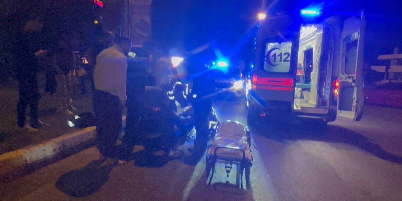 Erzincan’da motosiklet kazasında sürücü yaralandı