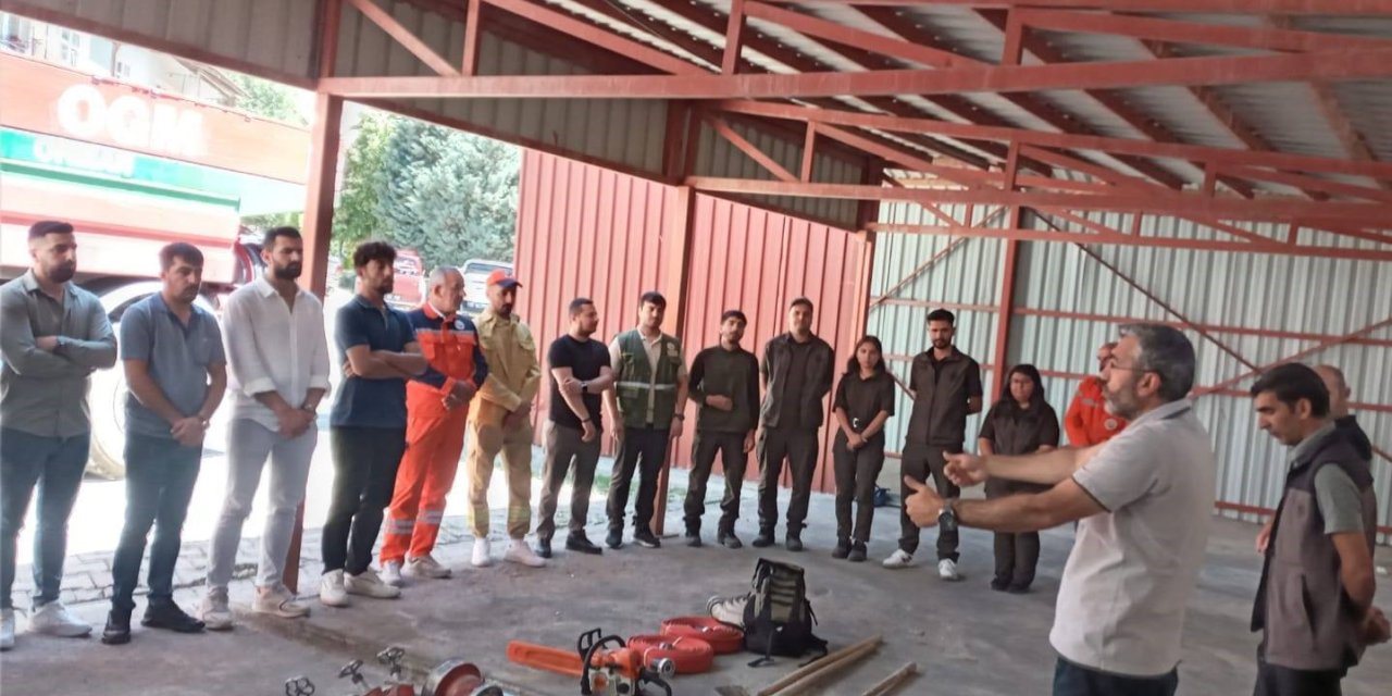 Orman muhafaza ekiplerine eğitim verildi